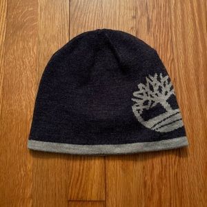 Charcoal and light gray Timberland hat